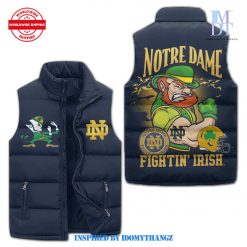 Notre Dame Fighting Irish Puffer Sleeveless Jacket