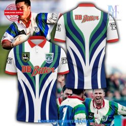 Nrl Heritage Warriors 1998 Retro Jersey Polo Shirt