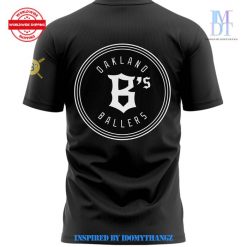 Oakland Ballers The Oakland B Black TShirt