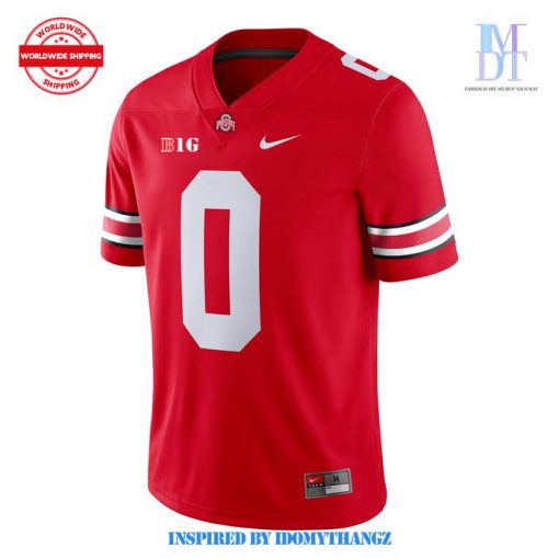 Ohio State Buckeyes Jesus Won Football Jersey