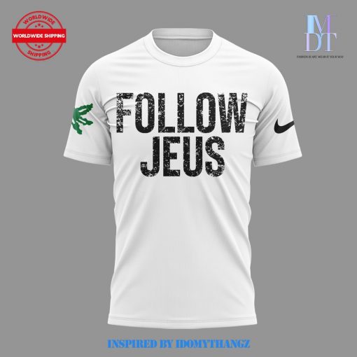 Ohio State Football Follow Jesus White New Edition Shirt