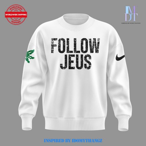 Ohio State Football Follow Jesus White Nike Sweatshirt