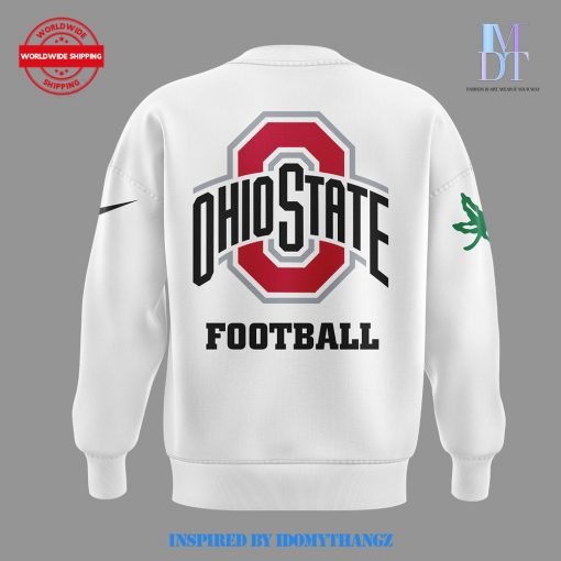 Ohio State Football Follow Jesus White Nike Sweatshirt