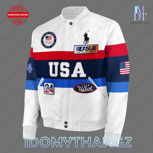 Olympic Games For The Glory And Gold USA Baseball Jacket