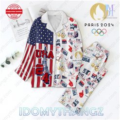 Olympics Games USA Team Pajamas Set