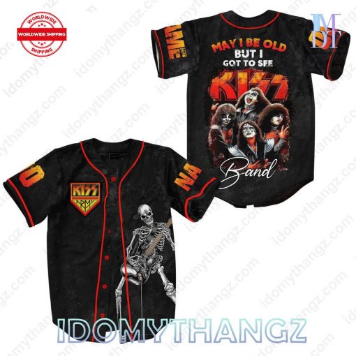 PREMIUM KISS Band Army Custom Baseball Jersey