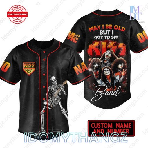 PREMIUM KISS Band Army Custom Baseball Jersey