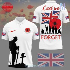 Remembrance Day Lest We Forget Polo Shirt