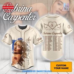 Sabrina Carpenter Espresso Baseball Jersey