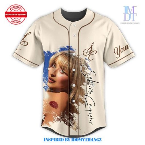 Sabrina Carpenter Espresso Baseball Jersey