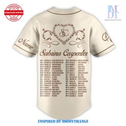 Sabrina Carpenter Espresso Baseball Jersey