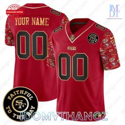 San Francisco 49er NFL Faithful To The Bay Football Jersey