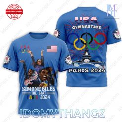 Simone Biles The Goat Golden Girl TShirt