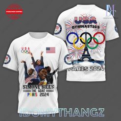 Simone Biles The Goat Golden Girl TShirt