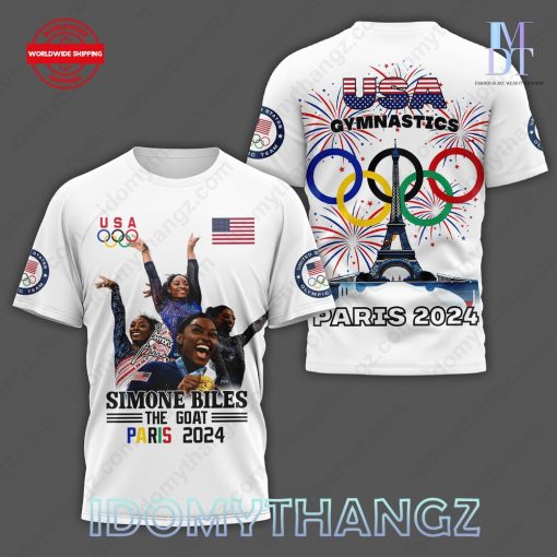 Simone Biles The Goat Golden Girl T-Shirt