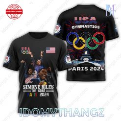 Simone Biles The Goat Golden Girl TShirt