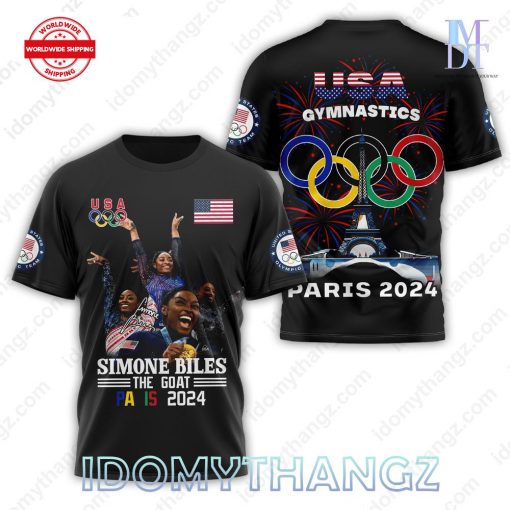 Simone Biles The Goat Golden Girl T-Shirt