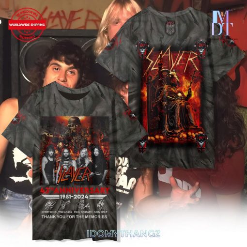 Slayer 43th Anniversary Oversize Shirt