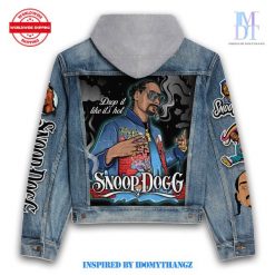 Snoop Dogg Drop It Like Its Hot Hooded Denim Jacket