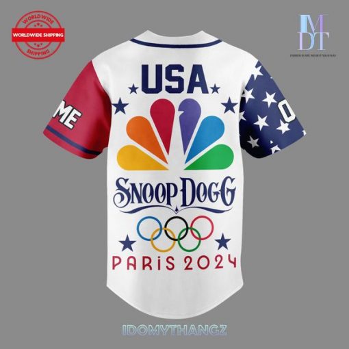 Snoop Dogg X Olympic Blunt Custom Baseball Jersey