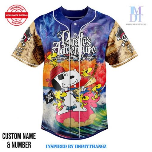 Snoopy A Beagle Of Mars Custom Baseball Jersey