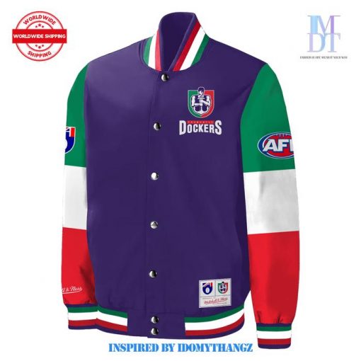 Special Edition Fremantle Dockers AFL 2024 Baseball Jacket