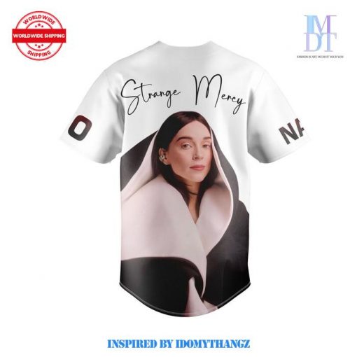 St. Vincent Strange Mercy Custom Baseball Jersey