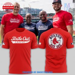 Strike Out Cancer Red Sox T-Shirt