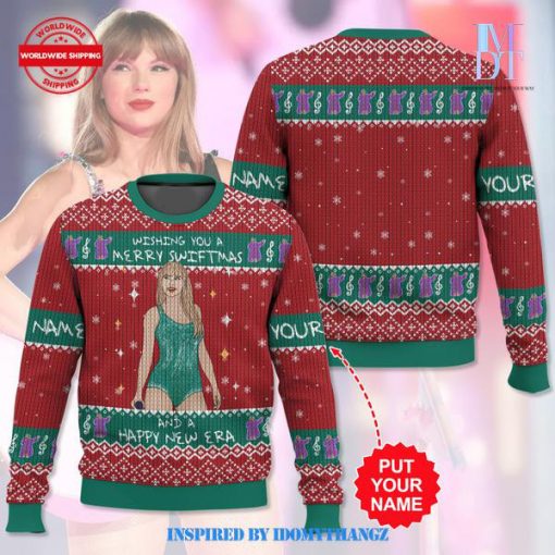 Taylor Swift Christmas Merry Swiftmas Sweater