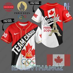 Team Canada Olympic Paris 2024 Baseball Jersey