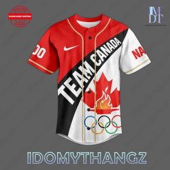 Team Canada Olympic Paris 2024 Baseball Jersey