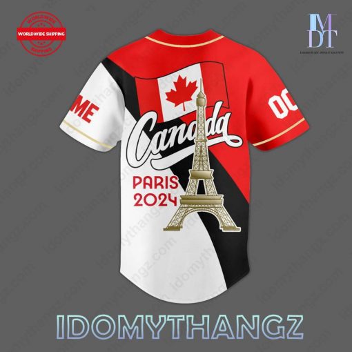 Team Canada Olympic Paris 2024 Baseball Jersey