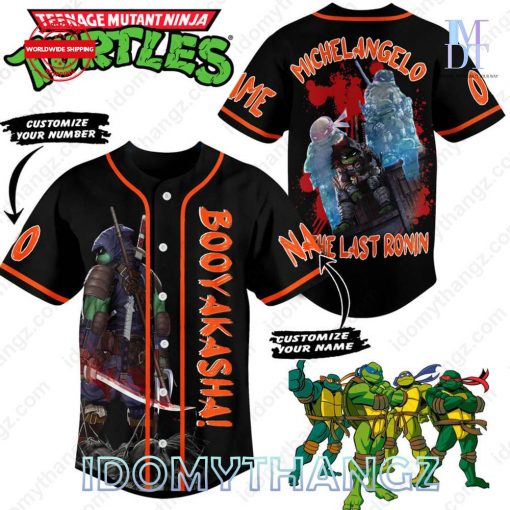 Teenage Mutant Ninja Turtles Booyakasha Custom Baseball Jersey