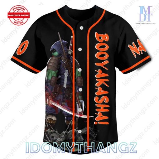 Teenage Mutant Ninja Turtles Booyakasha Custom Baseball Jersey