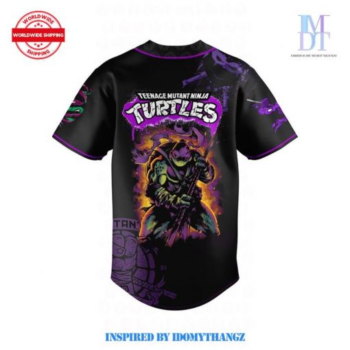 Teenage Mutant Ninja Turtles Donatello Does Machines Custom Baseball Jersey