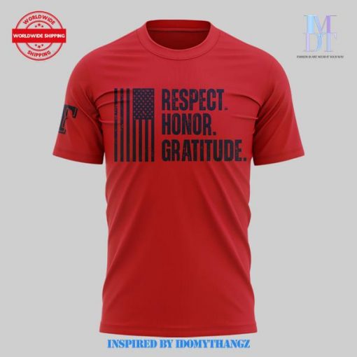 Texas Rangers Respect Honor Gratitude Shirt