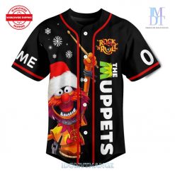 The Muppets Christmas Drumming Baseball Jersey