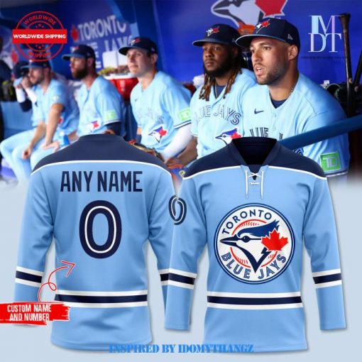 Toronto Blue Jays Custom Hockey Jersey