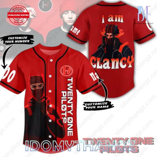 Twenty One Pilots I Am Clancy Baseball Jersey