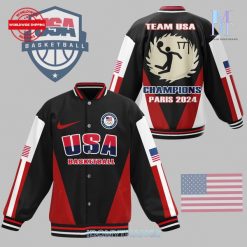 USA Basketball Champions Olympic Games Baseball Jacket