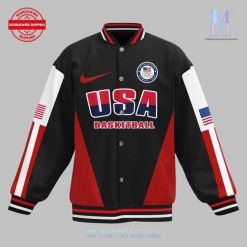 USA Basketball Champions Olympic Games Baseball Jacket