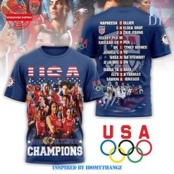 USA Basketball Olympics 2024 Champions TShirt