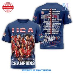 USA Basketball Olympics 2024 Champions TShirt