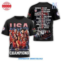 USA Basketball Olympics 2024 Champions TShirt