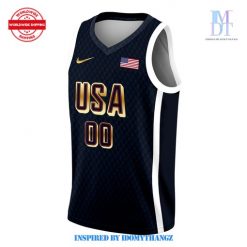 USA Basketball Team Gold Medal Olympic Basketball Jersey