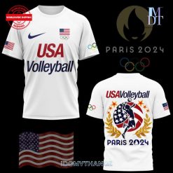 USA Volleyball Team Olympic Paris 2024 3D Shirt