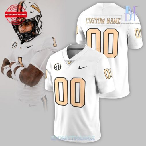 Vanderbilt New Custom Football Jersey