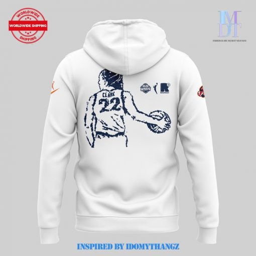 WNBPA Caitlin Clark 22 Fever White Hoodie