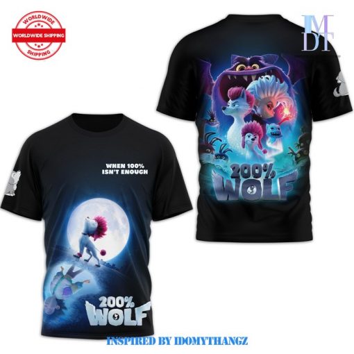 Wolf Two Hundred Percent 3D Shirt