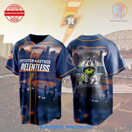 World Series MLB 2024 Houston Astros H Town For Life All Over Print Baseball Jersey